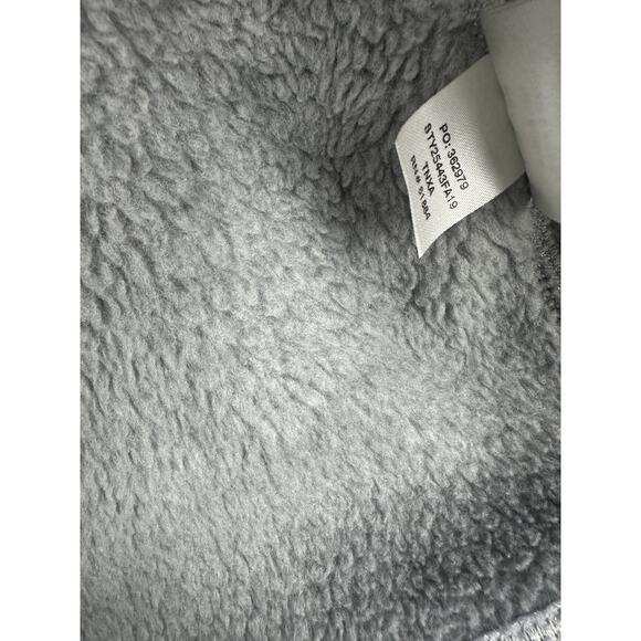 Patagonia Re-Tool Fleece 1/4 Snap-T Pullover Gray Aurea Pink Trim Women's Medium - Picture 9 of 12